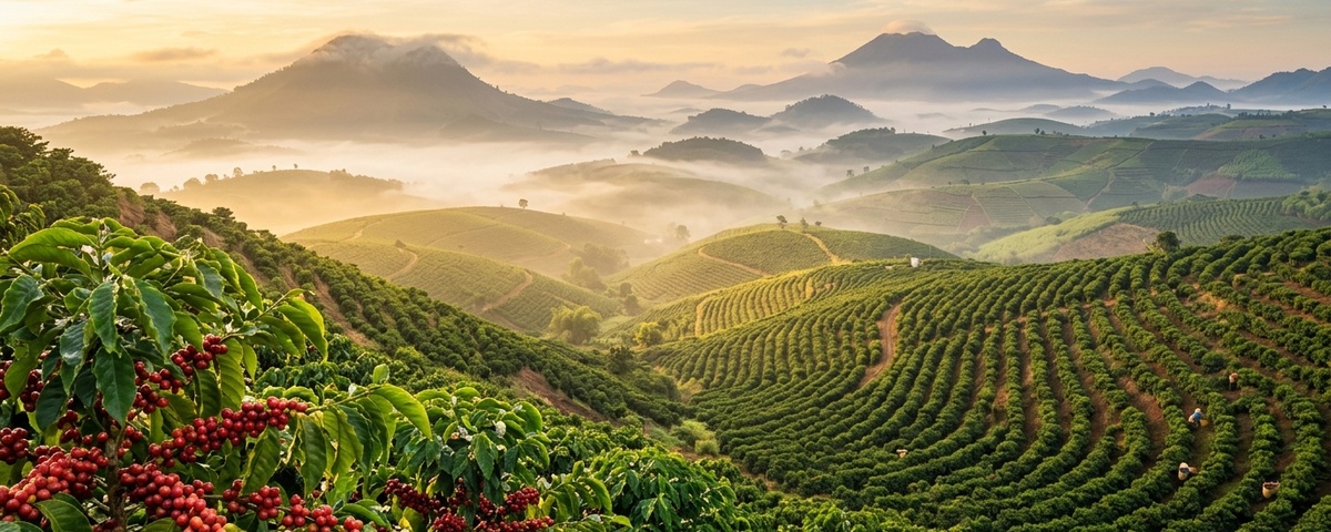 Đồi Cà Phê Tây Nguyên - Việt Hoa Thịnh
